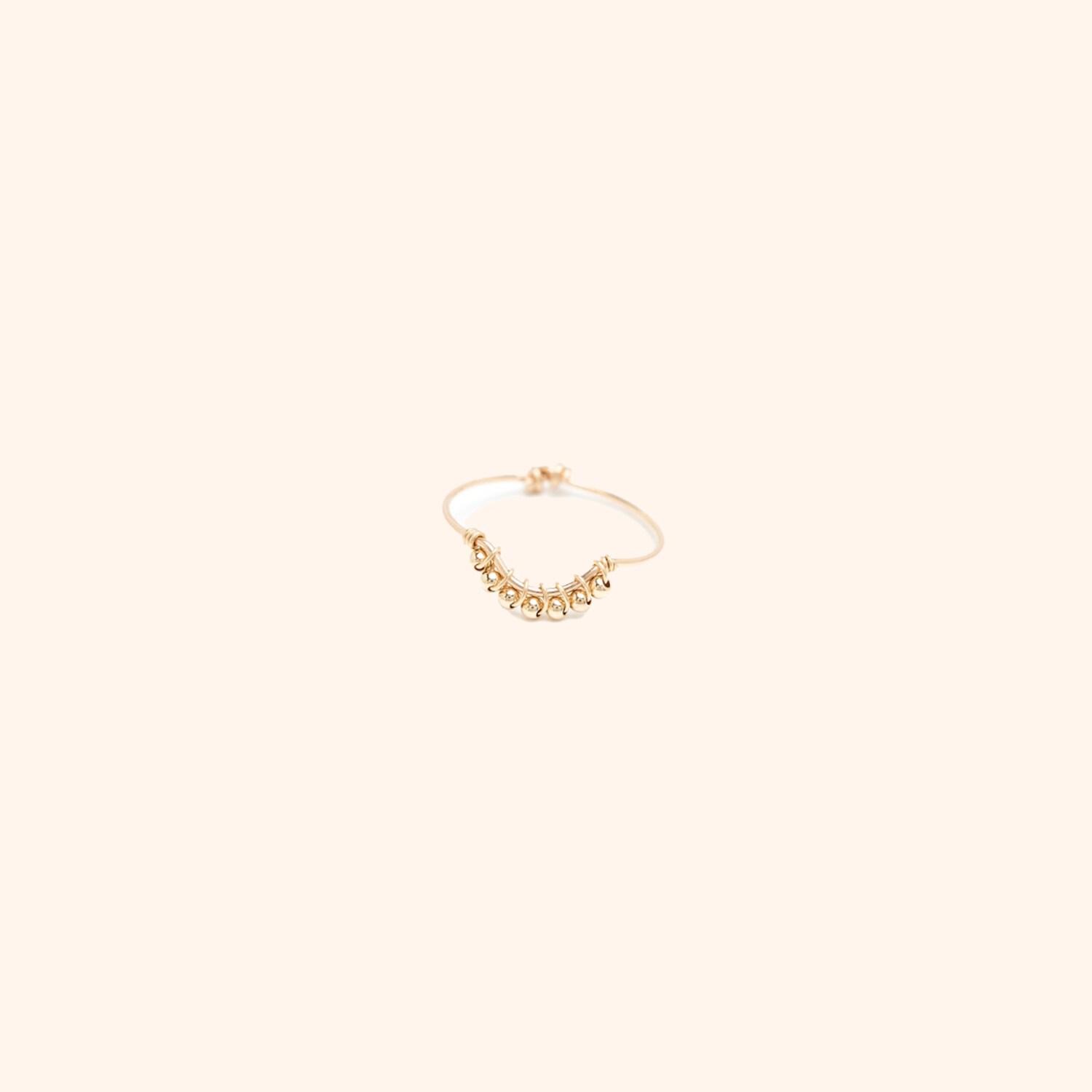 Bague dentelle demi-lune